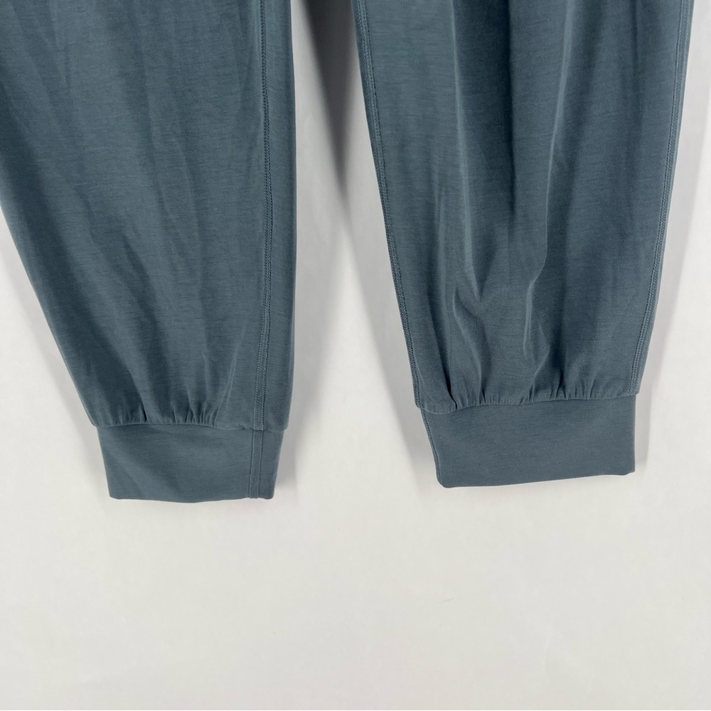 Women’s Slate Blue Jogger Track Pants - Drawstring Waist - Picture 8 of 16